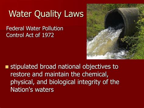government campgrounds are exempt from water quality rules